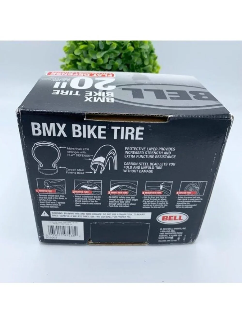 NEW IN BOX BELL 20" BMX BIKE TIRE FLAT DEFENSE ANTI-PUNCTURE PROTECTION!!!!!!!!! - Picture 3 of 4